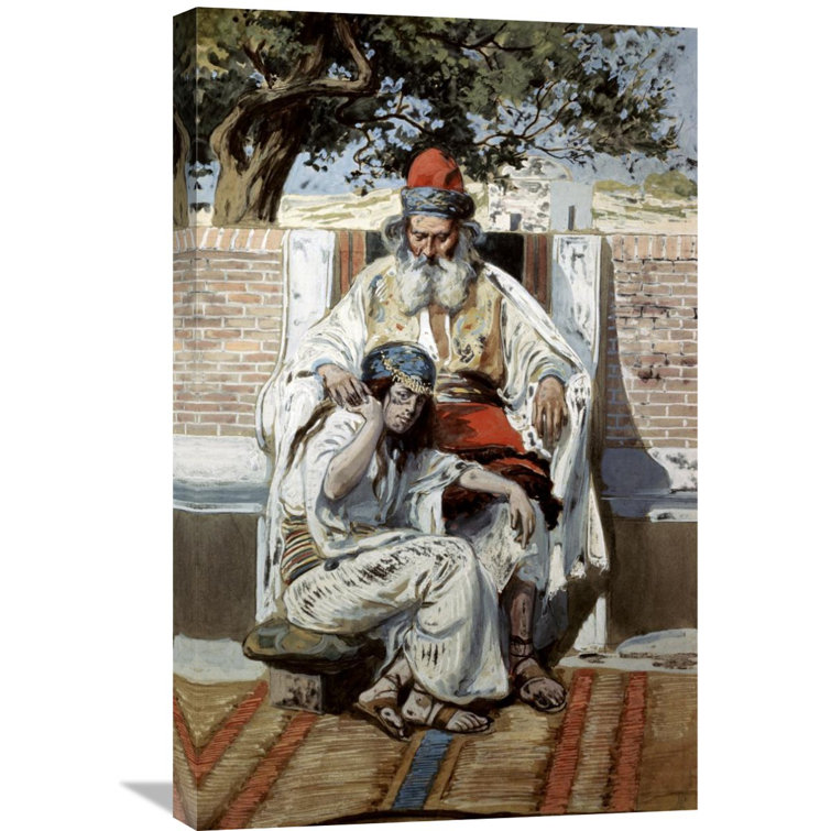 Global Gallery David And Abishag On Canvas by James Tissot Print